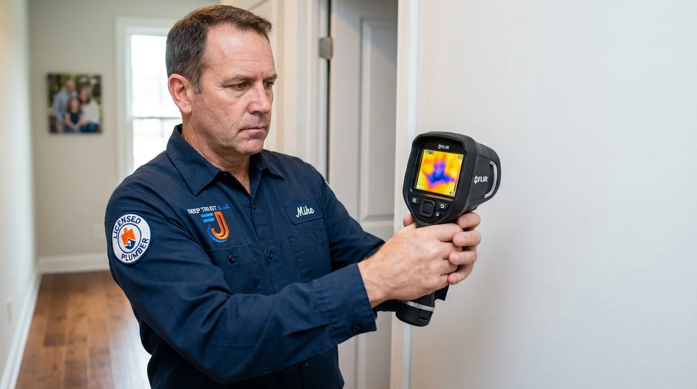 Thermal imaging leak detection by Johns Plumbing LLC in Gardena